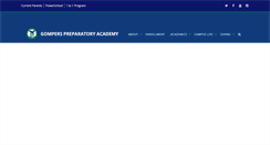 Desktop Screenshot of gompersprep.org